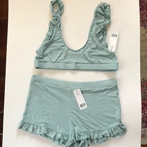 Jackie Ruffle Hipster Sleep Set